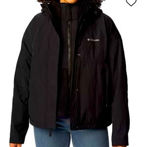3-IN-1: Columbia Women's Laurelwoods Interchange Jacket black NWT